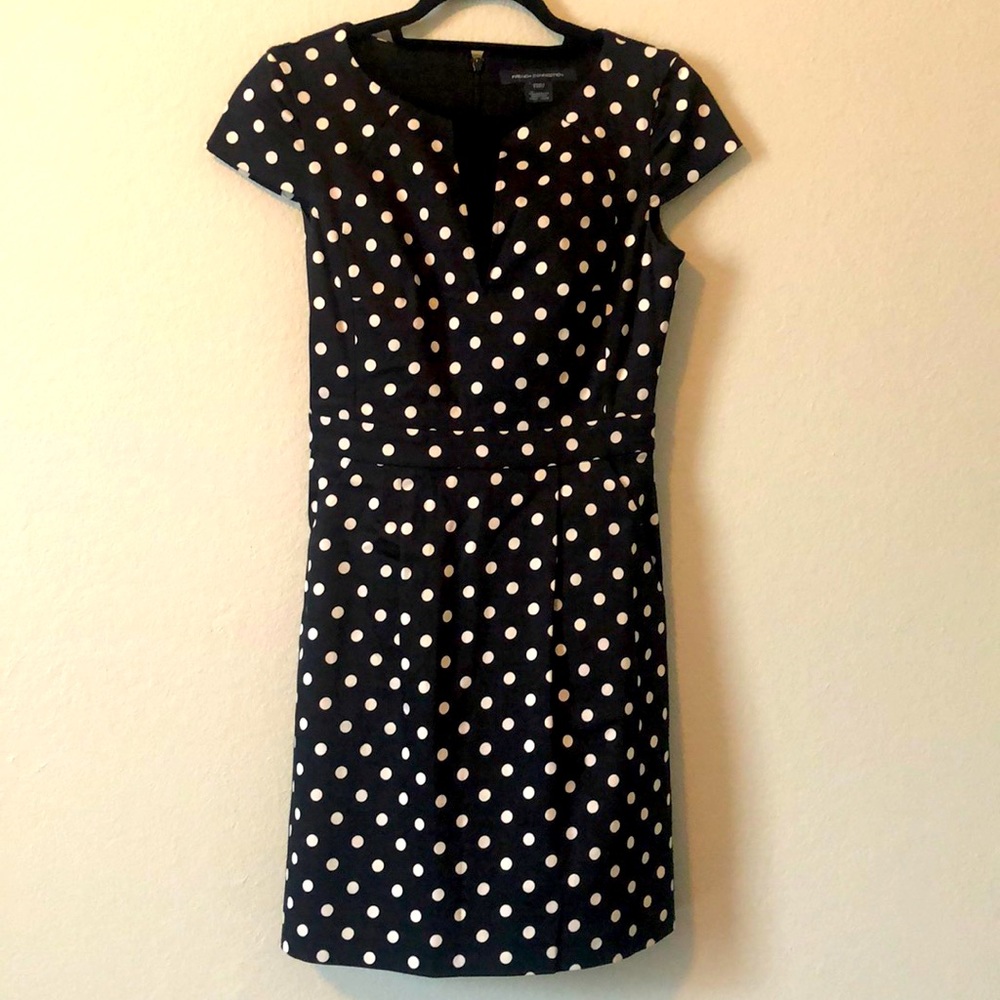 Polka dot French Connection dress